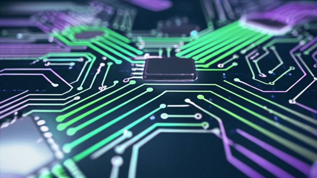 AI-driven cybersecurity protects healthcare data within a glowing digital network of neural pathways and encrypted streams.